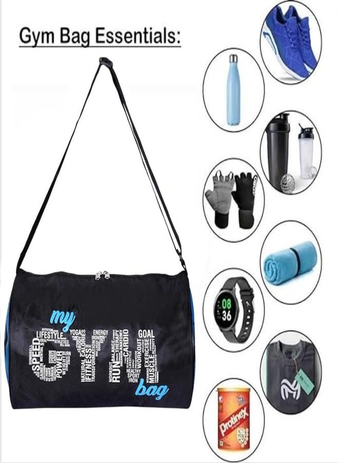 FIT FOCUS 2025 New My Gym Bag & Protien Gym Shaker Bottle Combo for Men & Women. Sports Duffle Bag with 20L Capacity Gym Protein Shaker Bottle 500ML. (White) - Image 3